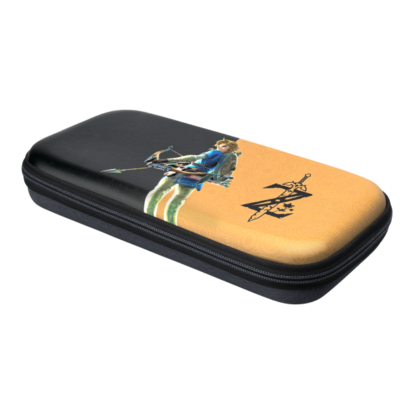 Funda Pdp Slim Deluxe Travel Case Zelda Breath Of The Wild Negro/oro (lite)