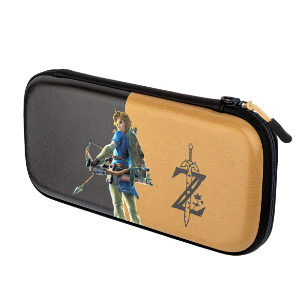 Funda Pdp Slim Deluxe Travel Case Zelda Breath Of The Wild Negro/oro (lite)
