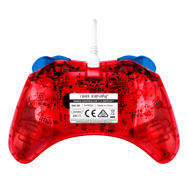 Mando Pdp Rock Candy Wired Controller Super Mario Red (rojo/mario) ( Switch 2 )