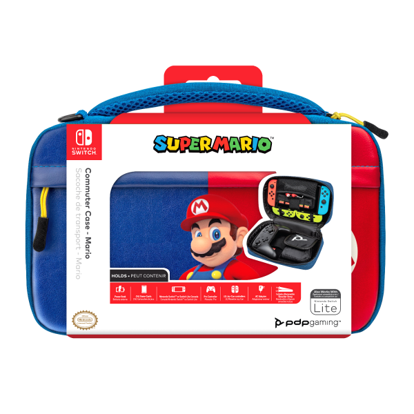Funda Pdp Commuter Case Super Mario (mario Azul Y Rojo) (lite) ( Switch 2 ) Main Image
