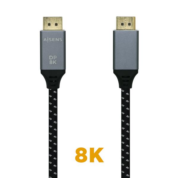 Cable Displayport 1.4 8K Aisens A149-0435/ Displayport Macho