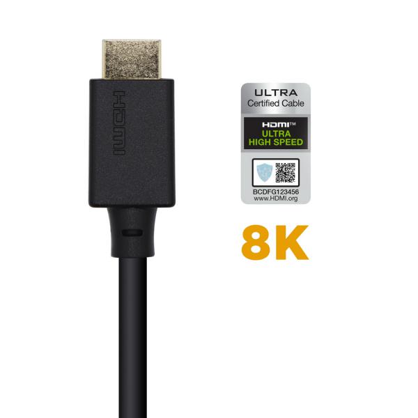Cable Hdmi 2.1 8K Aisens A150-0424/ Hdmi Macho Hdmi Macho/ 3