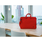 Maletin De Portatil 16" Trust Bologna Eco 16" - Compartimento Principal Acolchado - Color Rojo