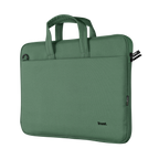 Maletin De Portatil 16" Trust Bologna Eco16" - Compartimento Principal Acolchado - Color Verd