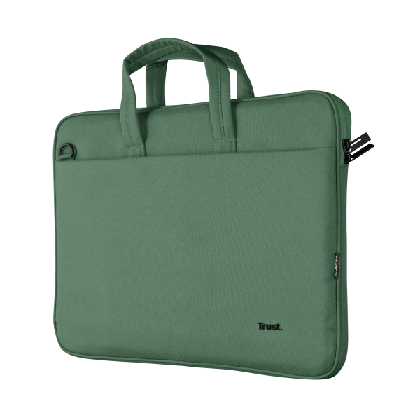 Maletin De Portatil 16" Trust Bologna Eco16" - Compartimento Principal Acolchado - Color Verd