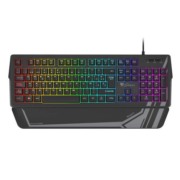 Teclado Gaming Genesis Rhod 350 RGB USB Negro