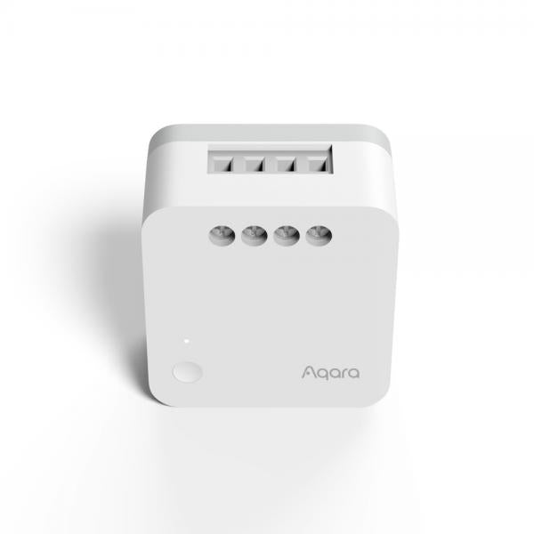 Aqara Relé SSM-U02 Relé Inteligente Individual sin Neutro Zigbee 3.0 Apple Homekit Blanco