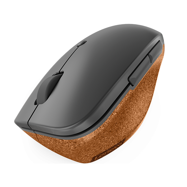 Mouse Lenovo Go Wireless Ergonomico 6 Botones Hasta 2400dpi Gris