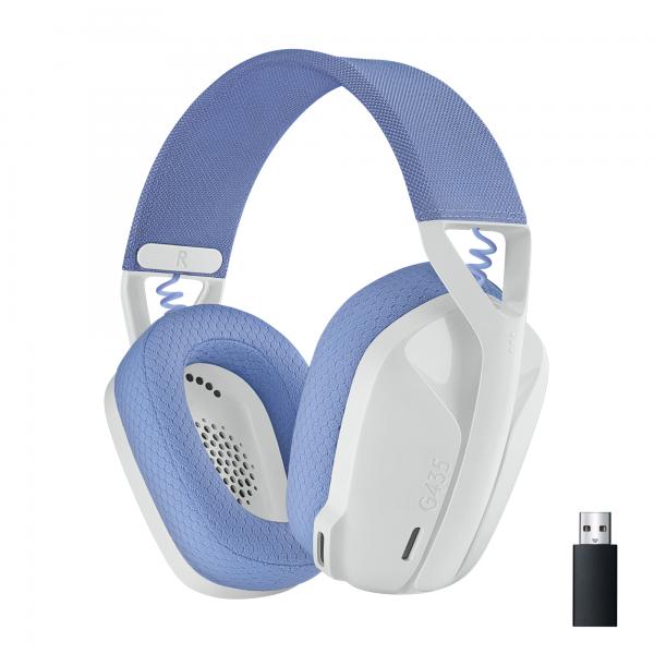 Logitech G435 Blanco / Auriculares Inalámbricos Con Micrófono Lightspeed Para Gaming Main Image