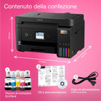 Impresora Multifunción Tinta EPSON Ecotank ET-4800 Color - Dúplex Manual  33PPM  5760x1440  1200ppp  USB/WiFi/Ethernet - Botella Epson 104