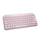 Teclado Logitech Bluetooth Mx Keys Mini Iluminado Compacto Recargable Usb-c Color Rosa 920-010813