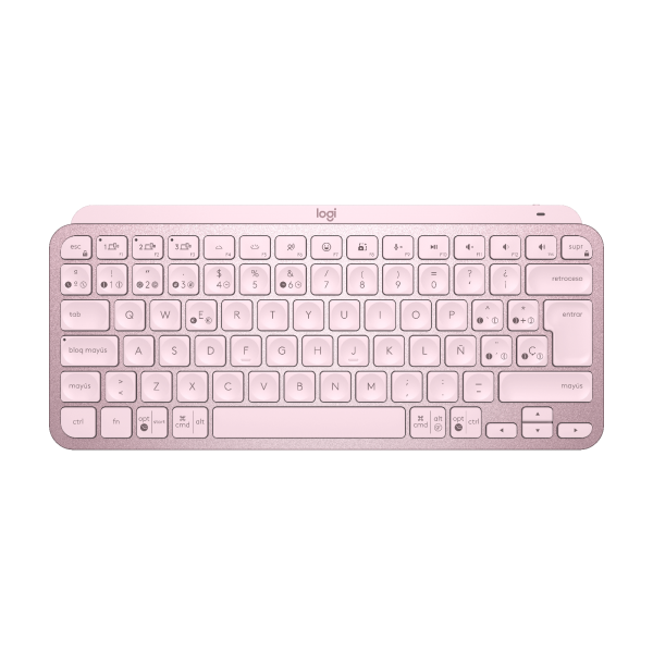Teclado Logitech Mx Keys Mini Rosa Wireless Inalambrico Bateria Main Image