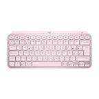 Teclado Logitech Bluetooth Mx Keys Mini Iluminado Compacto Recargable Usb-c Color Rosa 920-010813