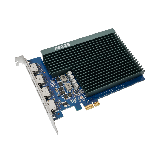 Vga Asus Gt 730 2gb Gddr5 (4x Salidas Hdmi) Cuda 384 3840 X 2160 64bit Sin Ventilador
