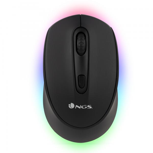 Ratón Inalámbrico Por Bluetooth Ngs Smog-Rb/ Batería Recarga