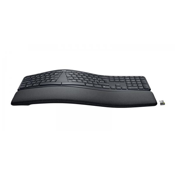 Teclado Logitech Wireless Ergo K860 Business Diseo Ergonomico Receptor Grafito