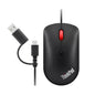 MOUSE LENOVO THINKPAD COMPACT USB-C (con adaptador para usar con USB-A)
