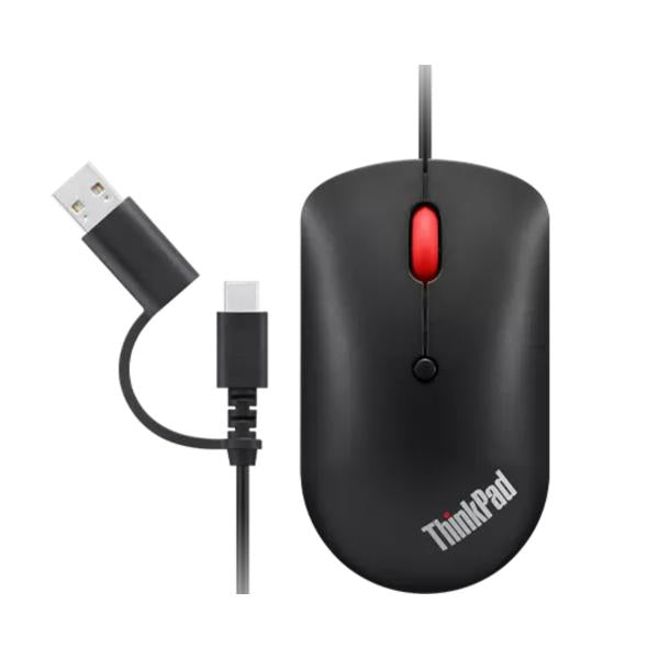 Mouse Lenovo Thinkpad Compact Usb-c (con Adaptador Para Usar Con Usb-a) Hover Image