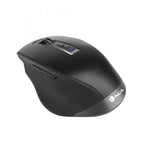 Ratón Inalámbrico Recargable Ergonomico NGS Blur-RB - USB  3200DPI  Multidispositivo  Negro