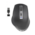 Ratón Inalámbrico Recargable Ergonomico NGS Blur-RB - USB  3200DPI  Multidispositivo  Negro