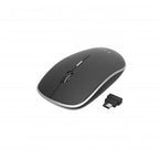 Raton óptico inalambrico Type-C Gembird / 4 Botones / 1600 Dpi / Negro/ Silencioso / MUSW-4BSC-01