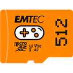 Emtec Microsdxc Uhs-1 U3 V30 A1 512gb Orange (naranja) (switch)