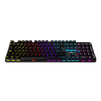 Teclado Gaming Mecánico con Cable KROM Kasic Es - USB  Cable 150cm  RGB  Negro