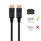Cable Ewent Displayport V1.4 - 8K - 60Hz - 1M