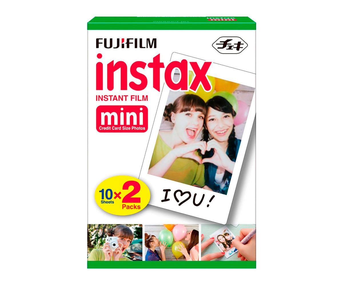 Fujifilm Instax Mini 2x10/ Película Fotográfica Instantánea