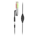 Headset Hama Hs-P100 V2 Jack 3.5 Estero Cable 2M Color Negro