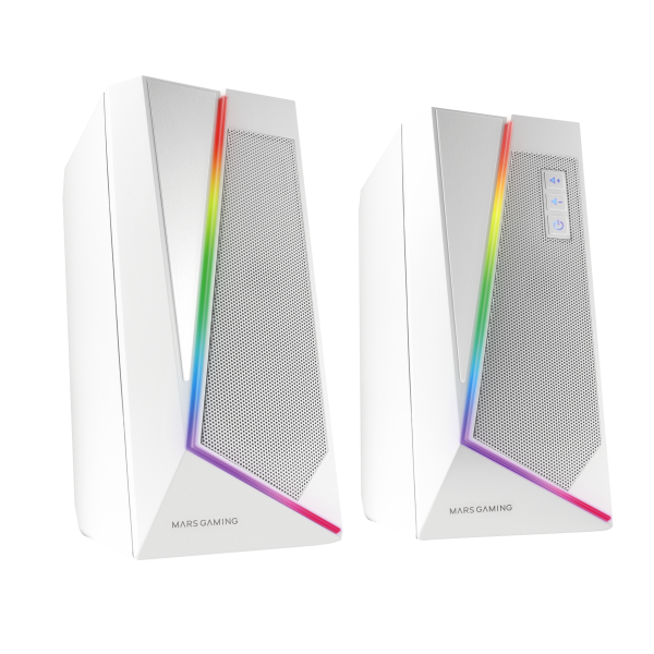 Altavoces Con Bluetooth Mars Gaming Ms7/ 20W/ 2.0/ Blancos
