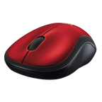 Mouse Logitech Wireless M185 Red P/n:910-002237