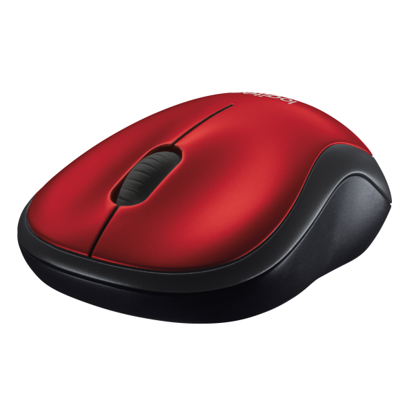 Ratón Inalámbrico LOGITECH M185 910-002237 - USB  1000DPI  Negro/Rojo Main Image
