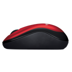 Mouse Logitech Wireless M185 Red P/n:910-002237