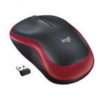 Mouse Logitech Wireless M185 Red P/n:910-002237