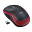 Mouse Logitech Wireless M185 Red P/n:910-002237