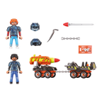 Playmobil Dino Mine Carro De Cohetes