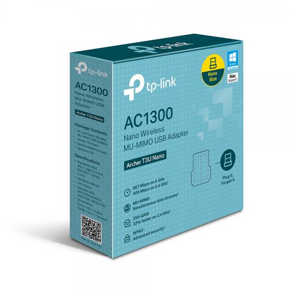 TP-Link Archer T3U Nano - Adaptador USB