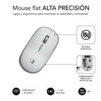 Ratón Inalámbrico Subblim Wireless Mini/ Hasta 1600 Dpi/ Pla