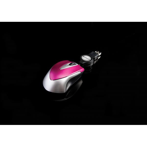 Raton Verbatim Go Mini Rosa