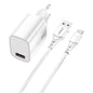 Kit Cargador Qcharx Artemisia 3A 18W + Cable Usb A Tipo C Bl