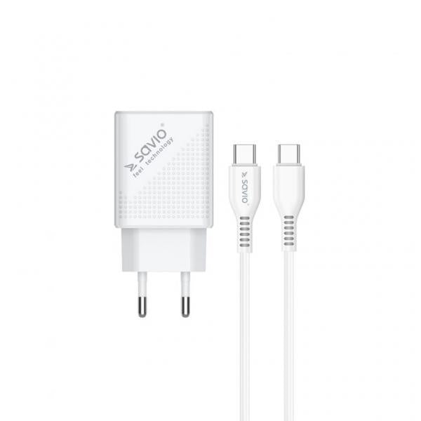 Cargador Savio La-05 Dual 18w Usb 3.0 + Cable