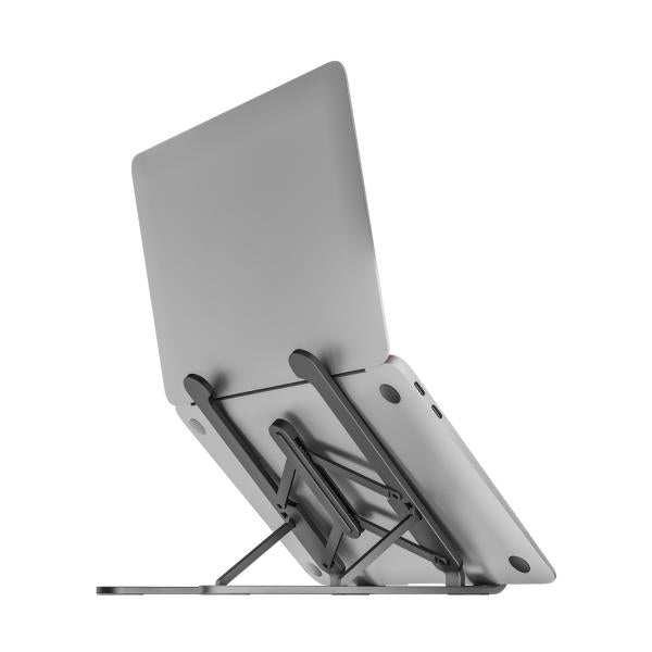 Aisens soporte de sobremesa ajustable para portatil o tablet, gris oscuro Main Image