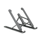 Aisens soporte de sobremesa ajustable para portatil o tablet, gris oscuro