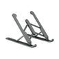 Aisens soporte de sobremesa ajustable para portatil o tablet, gris oscuro