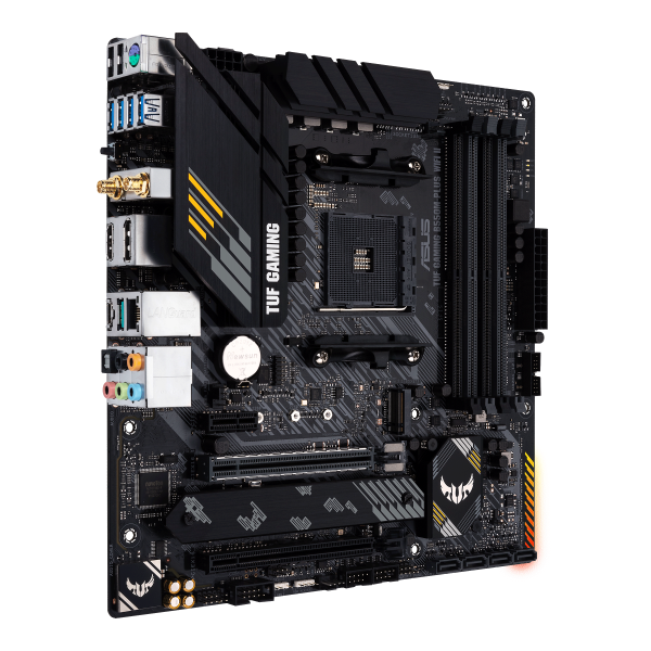 Pb Asus Tuf Gaming B550m-plus Am4 B550 4xddr4 Dual M.2 Hdmi Dp Wifi Aura