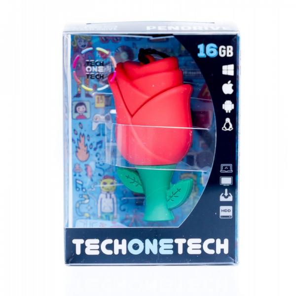 Pendrive 32Gb Tech One Tech Rosa One Roja Usb 2.0