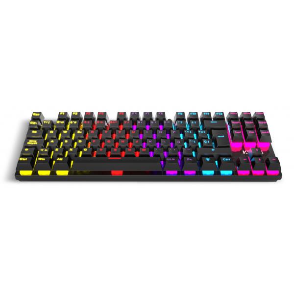 Teclado Gaming Mecánico con Cable KROM Kasic - USB  Cable 150cm  RGB  Negro Hover Image