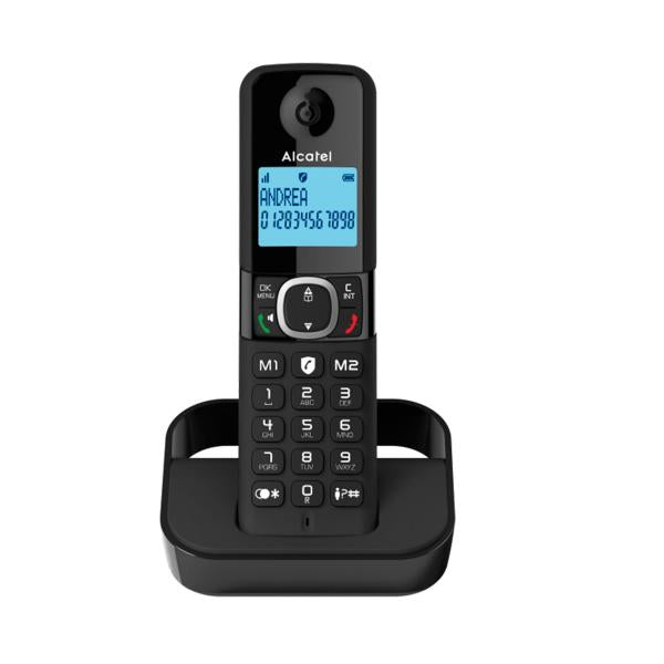 Teléfono Fijo Inalambrico Alcatel F860 Negro