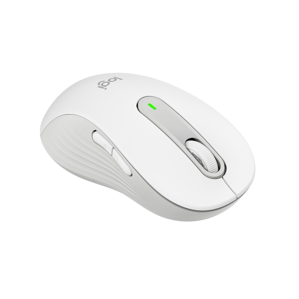 Mouse Raton Logitech M650 Para Zurdos Optico Wireless Inalambrico Blanco Crudo